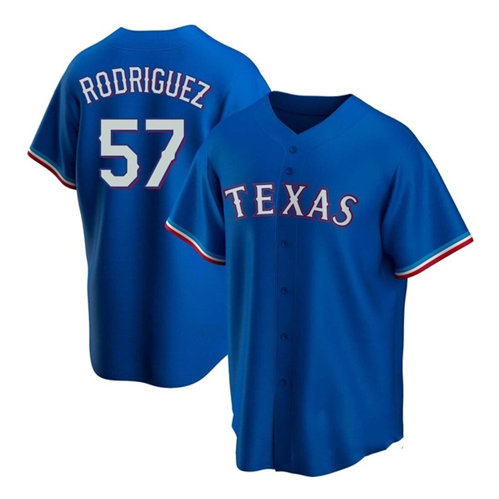 MLB Yerry Rodriguez Texas Ranger 57 Jersey