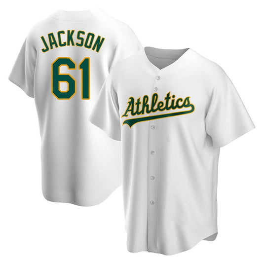 MLB Zach Jackson Oakland Athletics 61 Jersey