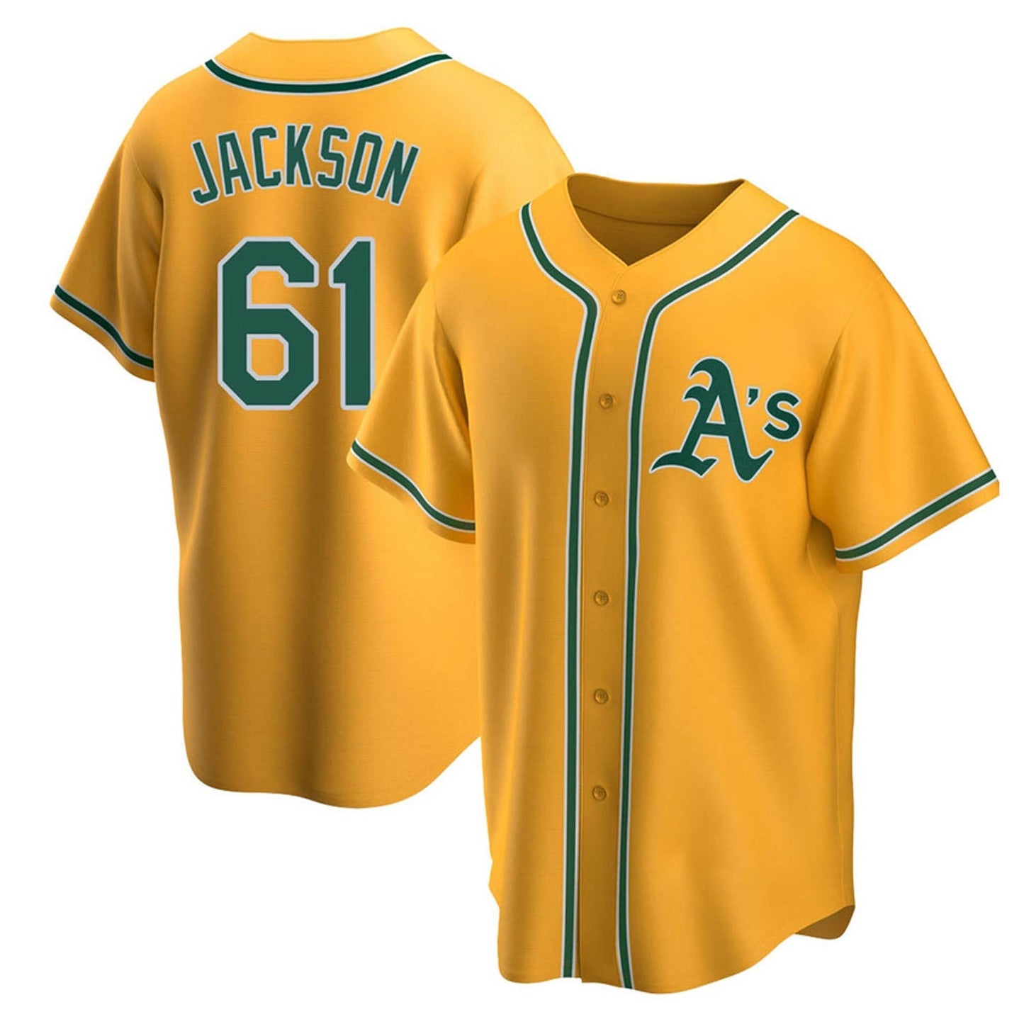 MLB Zach Jackson Oakland Athletics 61 Jersey