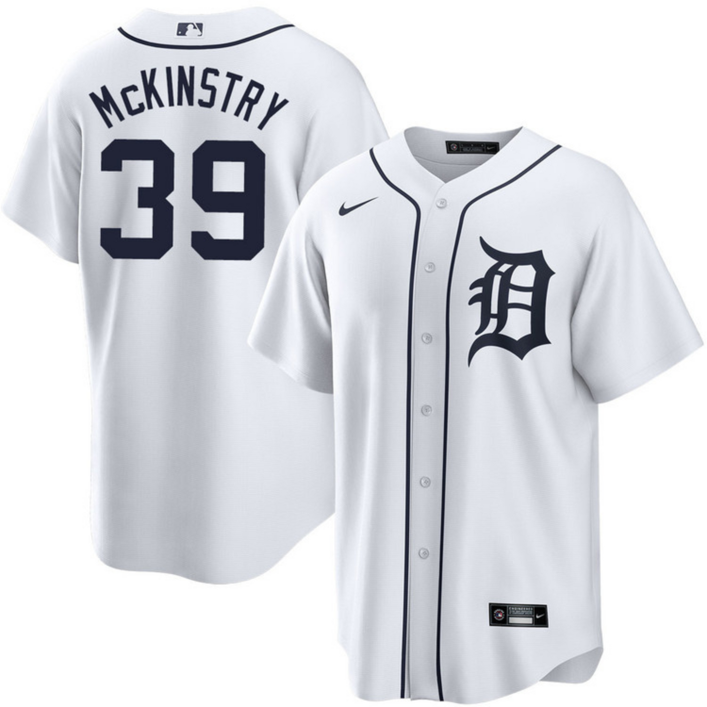 MLB Zach McKinstry Detroit Tigers 39 Jersey