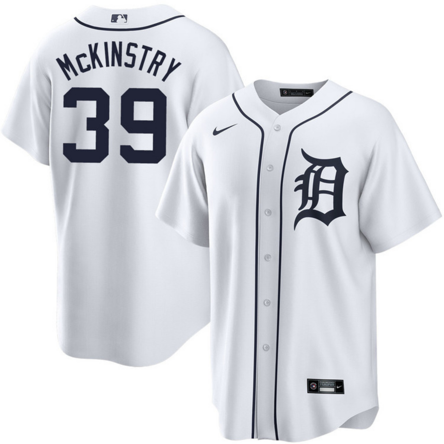 Zach McKinstry Detroit Tigers 39 Jersey