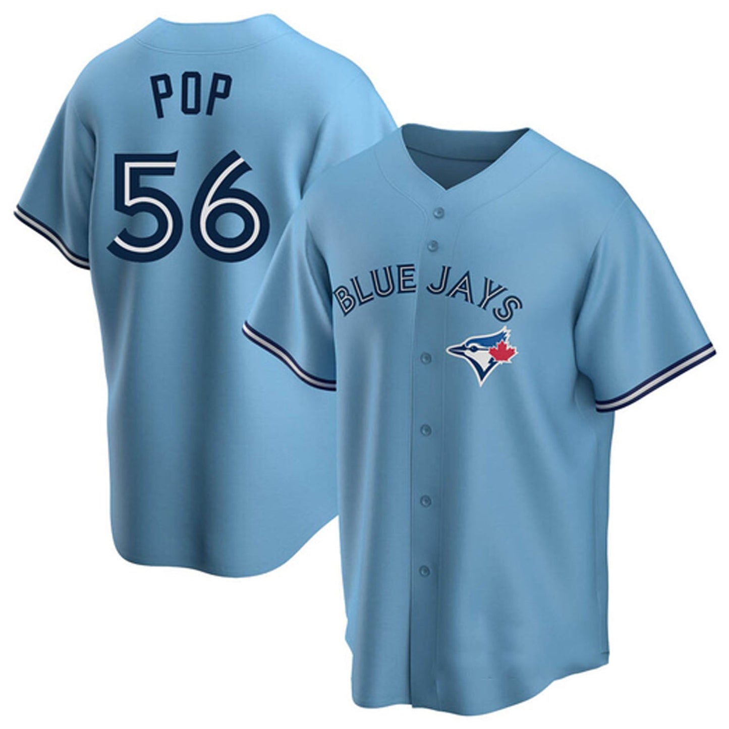 MLB Zach Pop Toronto Blue Jays 56 Jersey