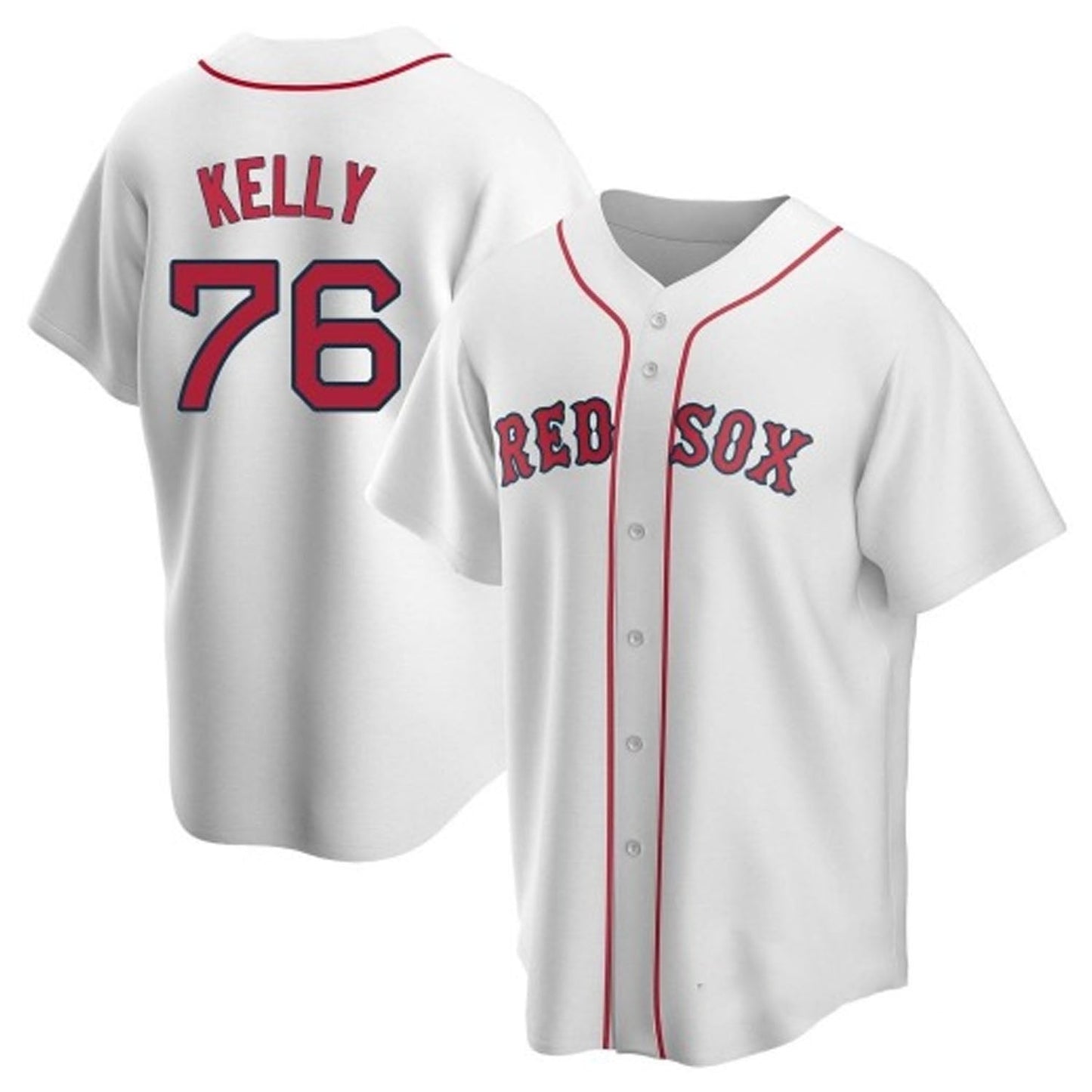 MLB Zack Kelly Boston Red Sox 76 Jersey