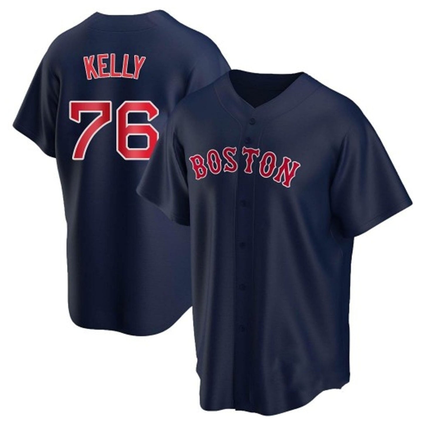 MLB Zack Kelly Boston Red Sox 76 Jersey