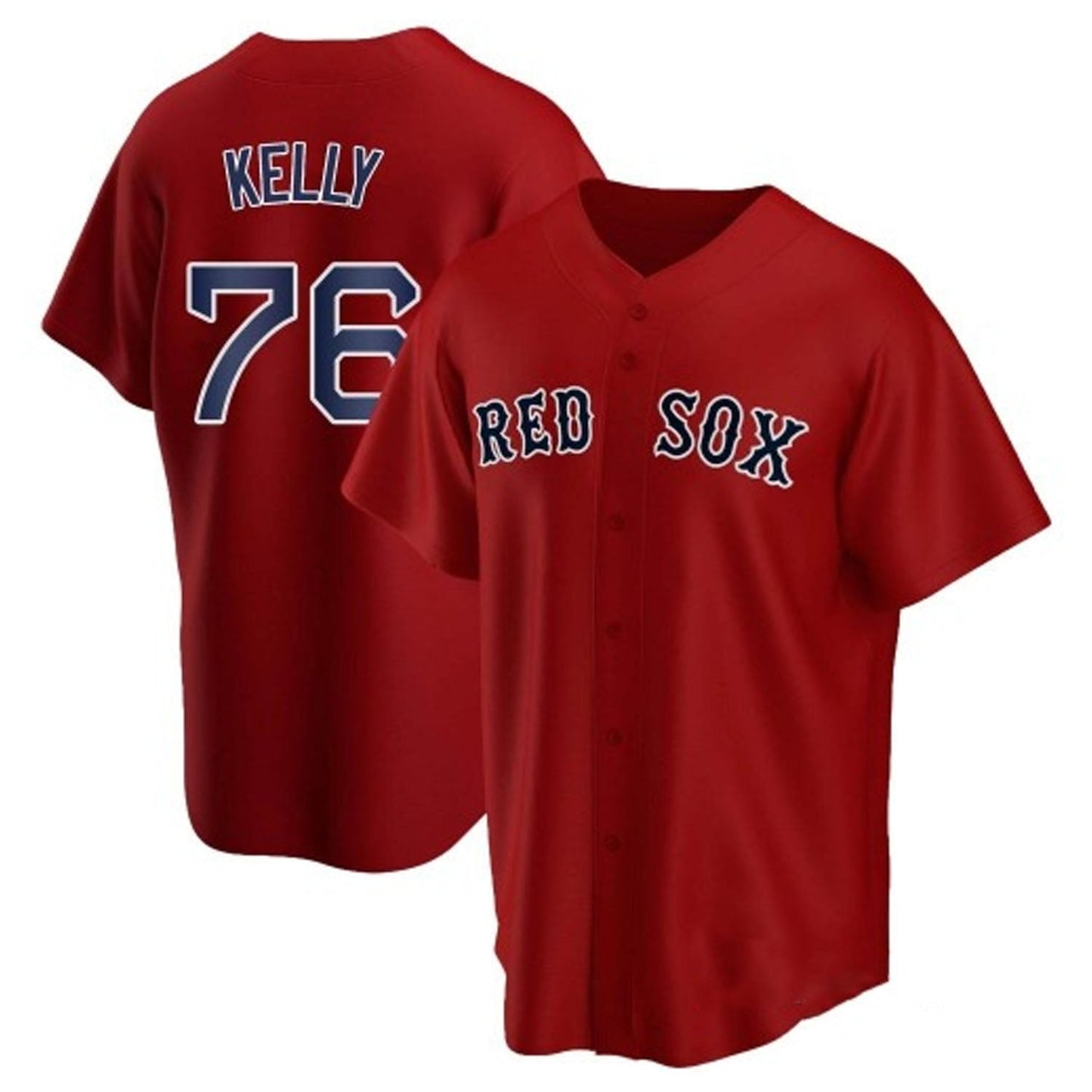 MLB Zack Kelly Boston Red Sox 76 Jersey