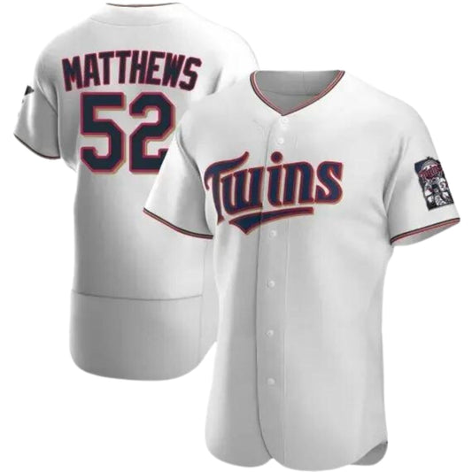 Zebby Matthews Minnesota Twins 52 Jersey
