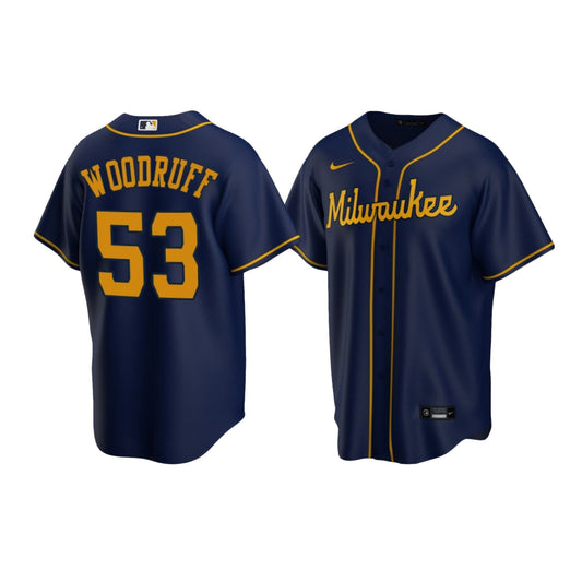 MLB Brandon Woodruff Milwaukee Brewers 53 Jersey