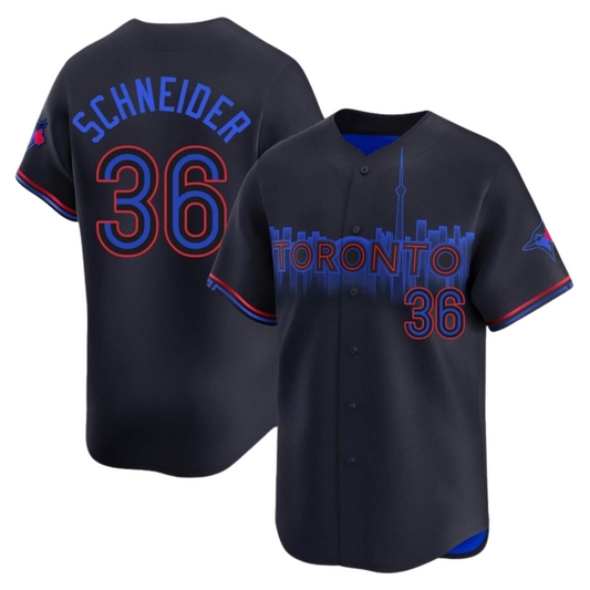 MLB Davis Schneider Toronto Blue Jays 36 Jersey
