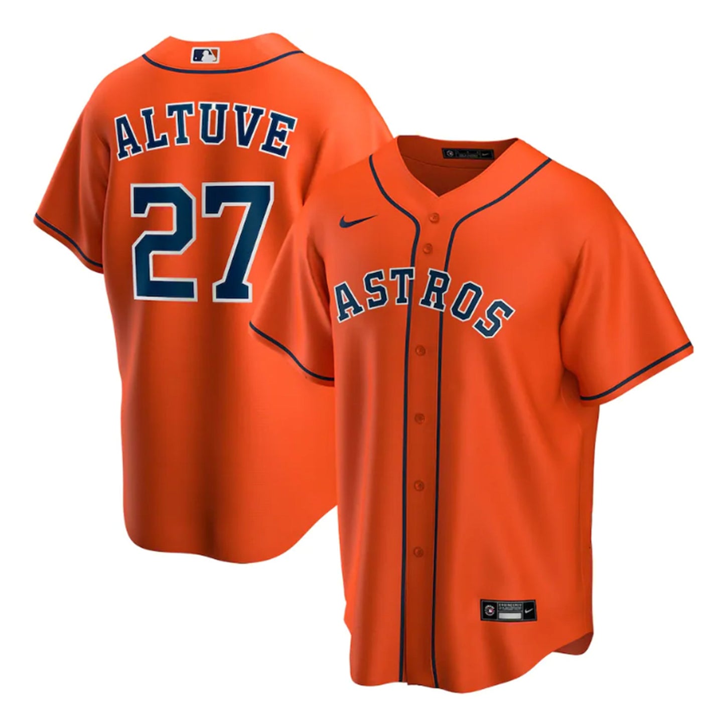 MLB Jose Altuve Houston Astros 27 Jersey