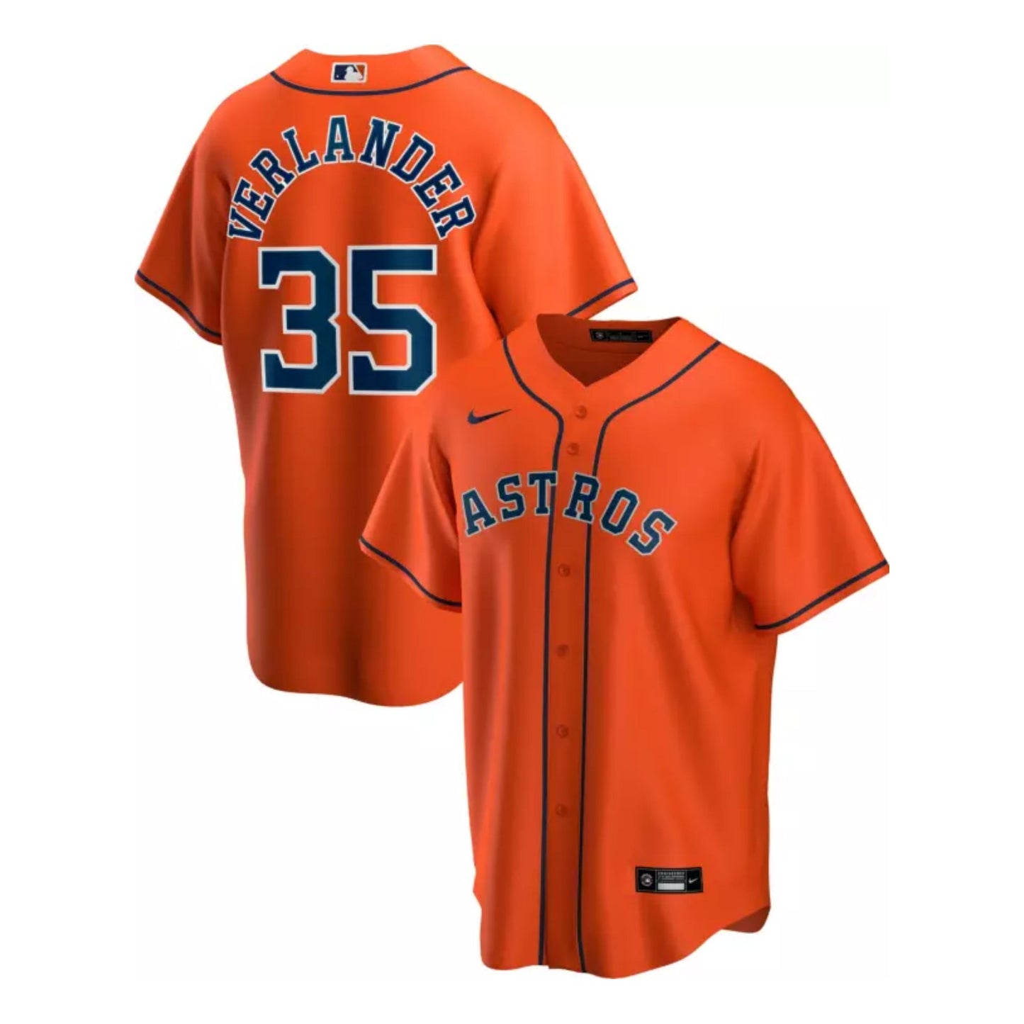 MLB Justin Verlander Houston Astros 35 Jersey