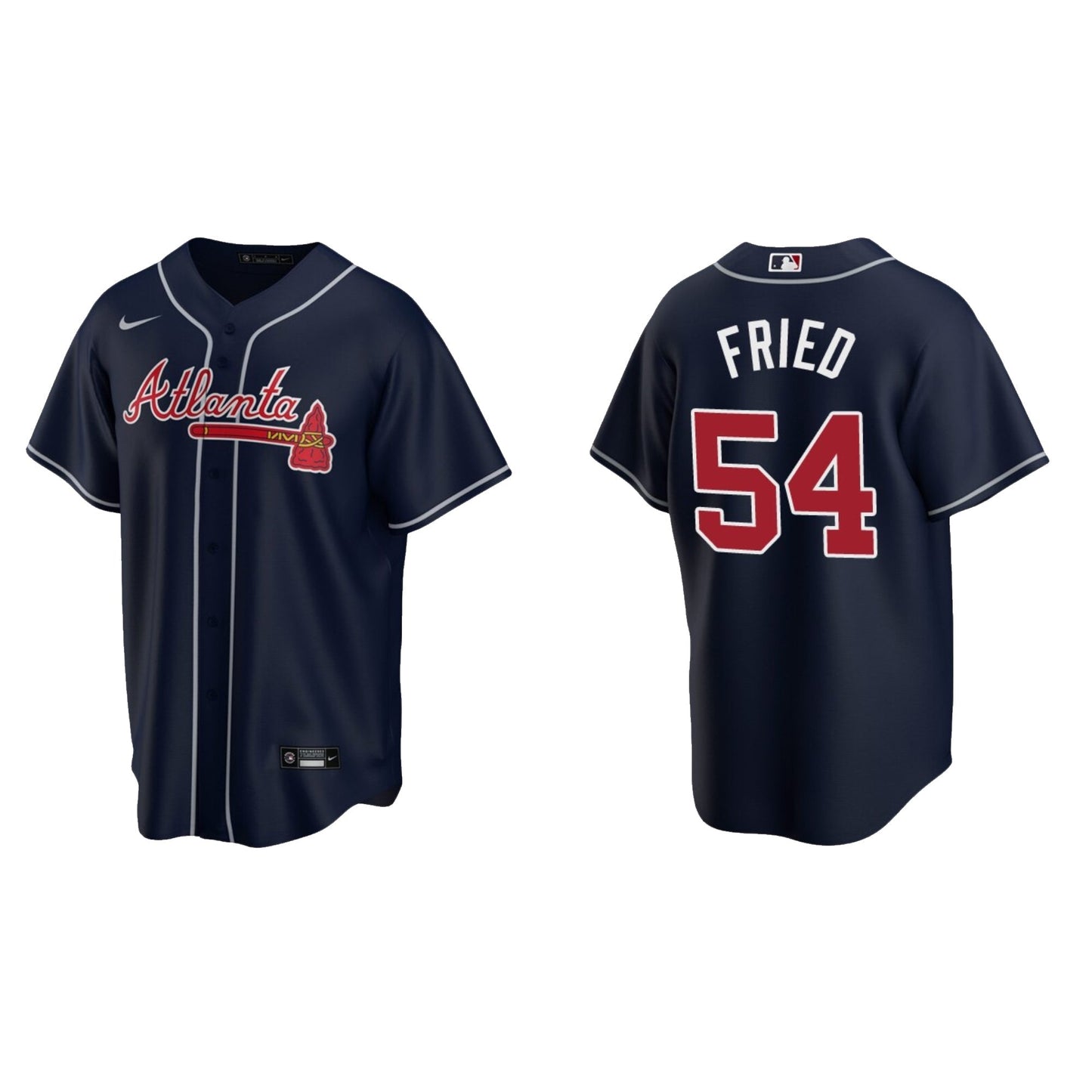 MLB Max Fried Atlanta Braves 54 Jersey