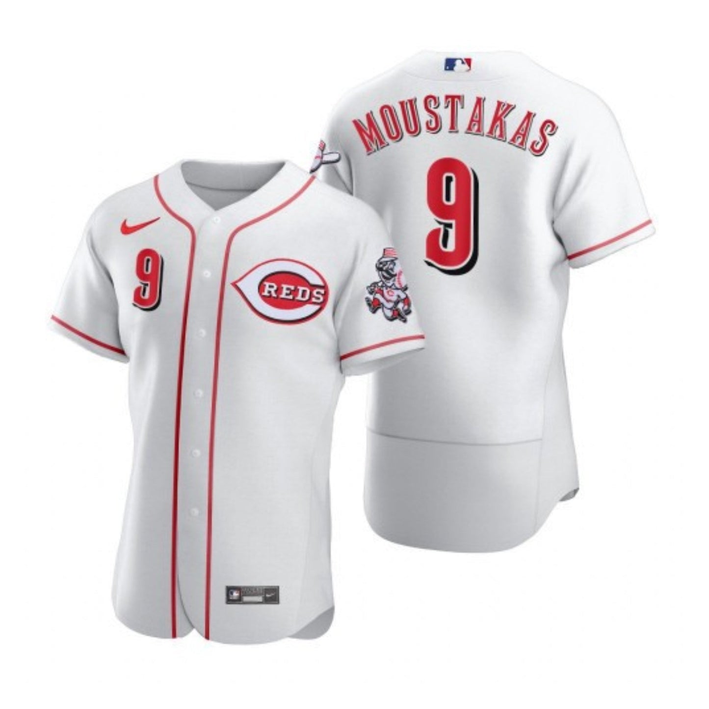 MLB Mike Moustakas Cincinnati Reds 9 Jersey