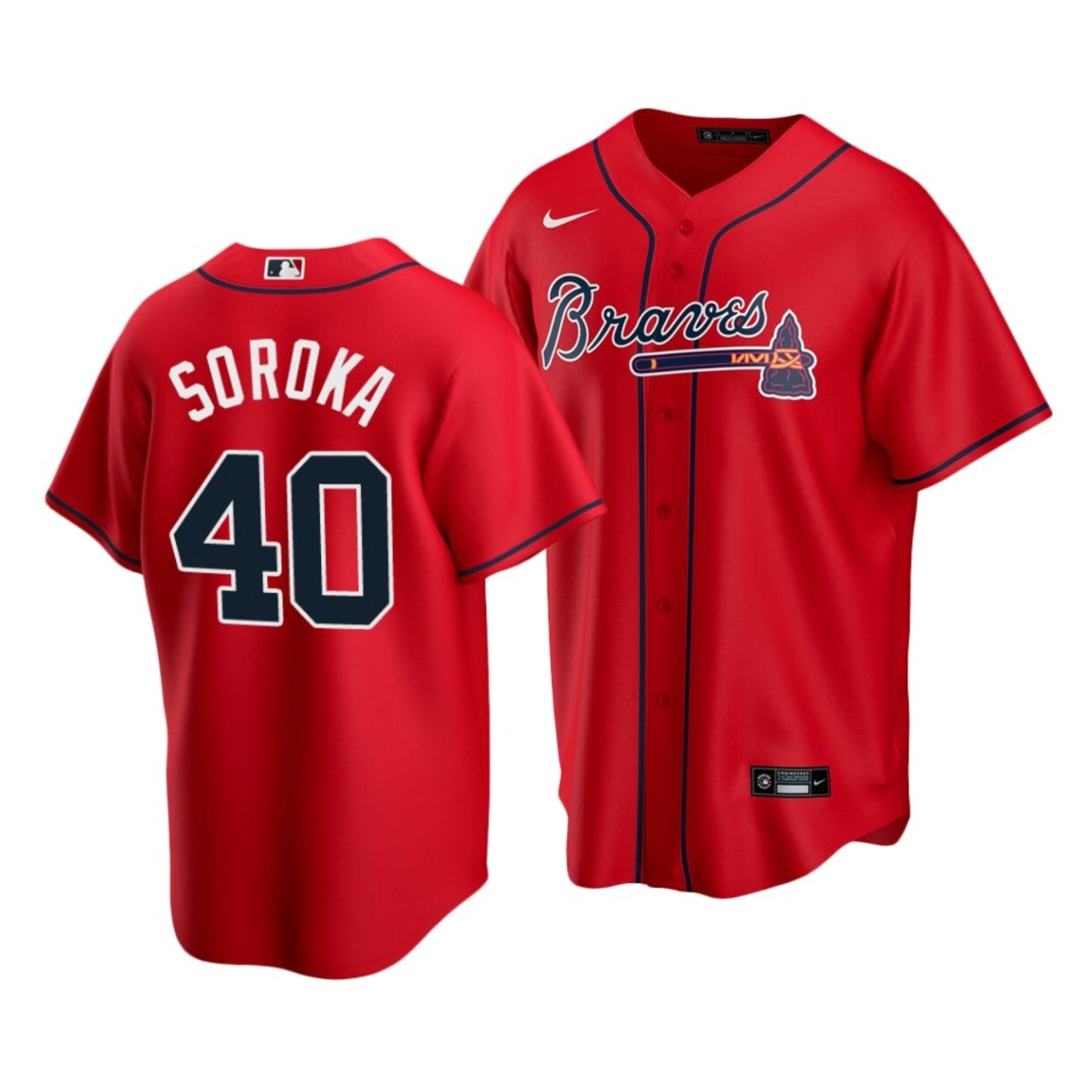 MLB Mike Soroka Atlanta Braves 40 Jersey