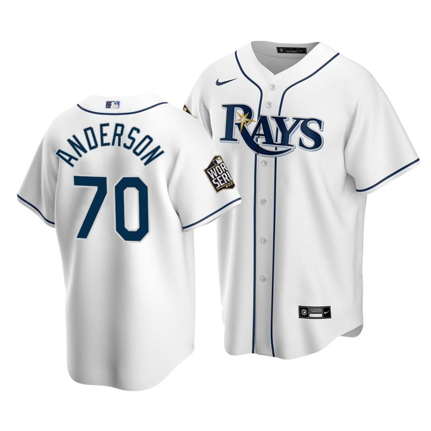 MLB Nick Anderson Tampa Bay Rays 70 Jersey