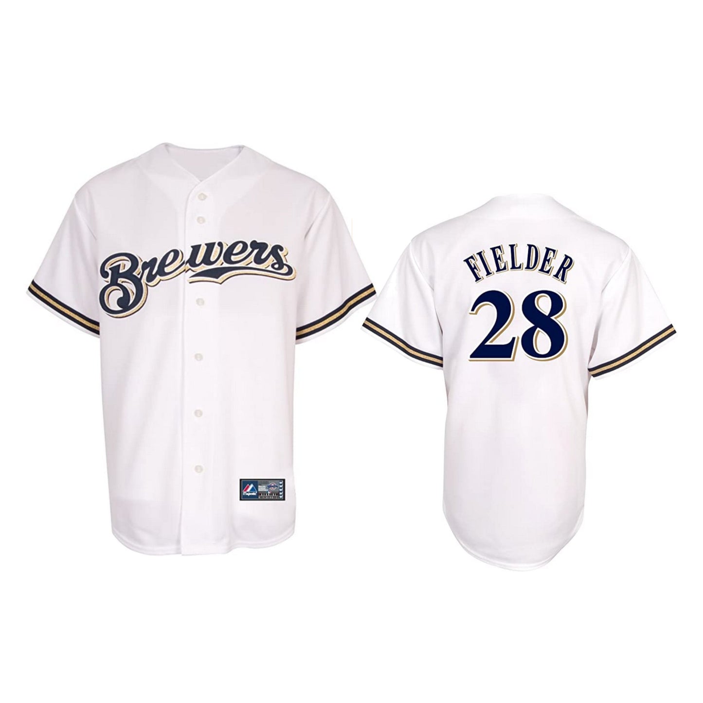 MLB Prince Fielder Milwaukee Brewers 28 Jersey