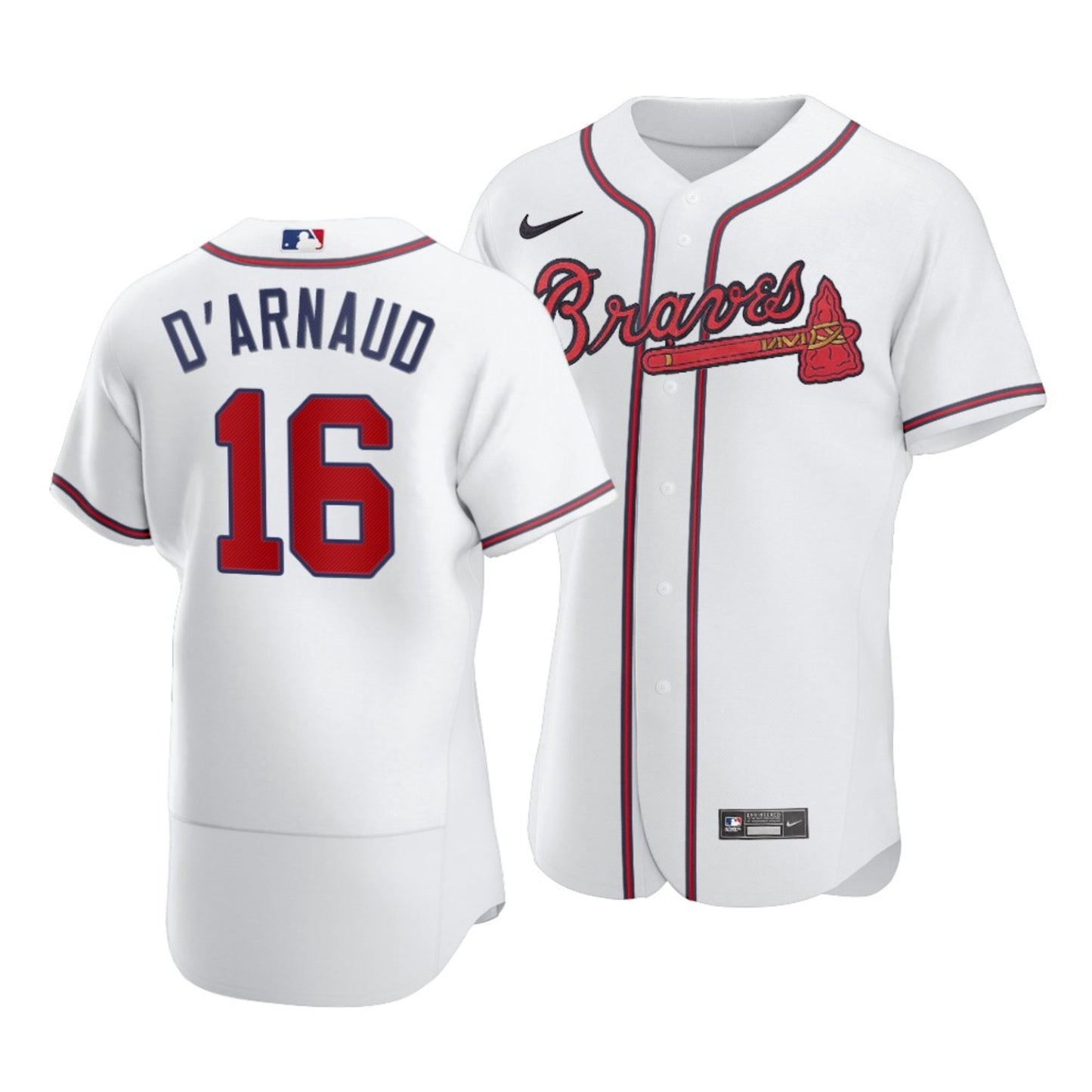 MLB Travis D'Arnaud Atlanta Braves 16 Jersey