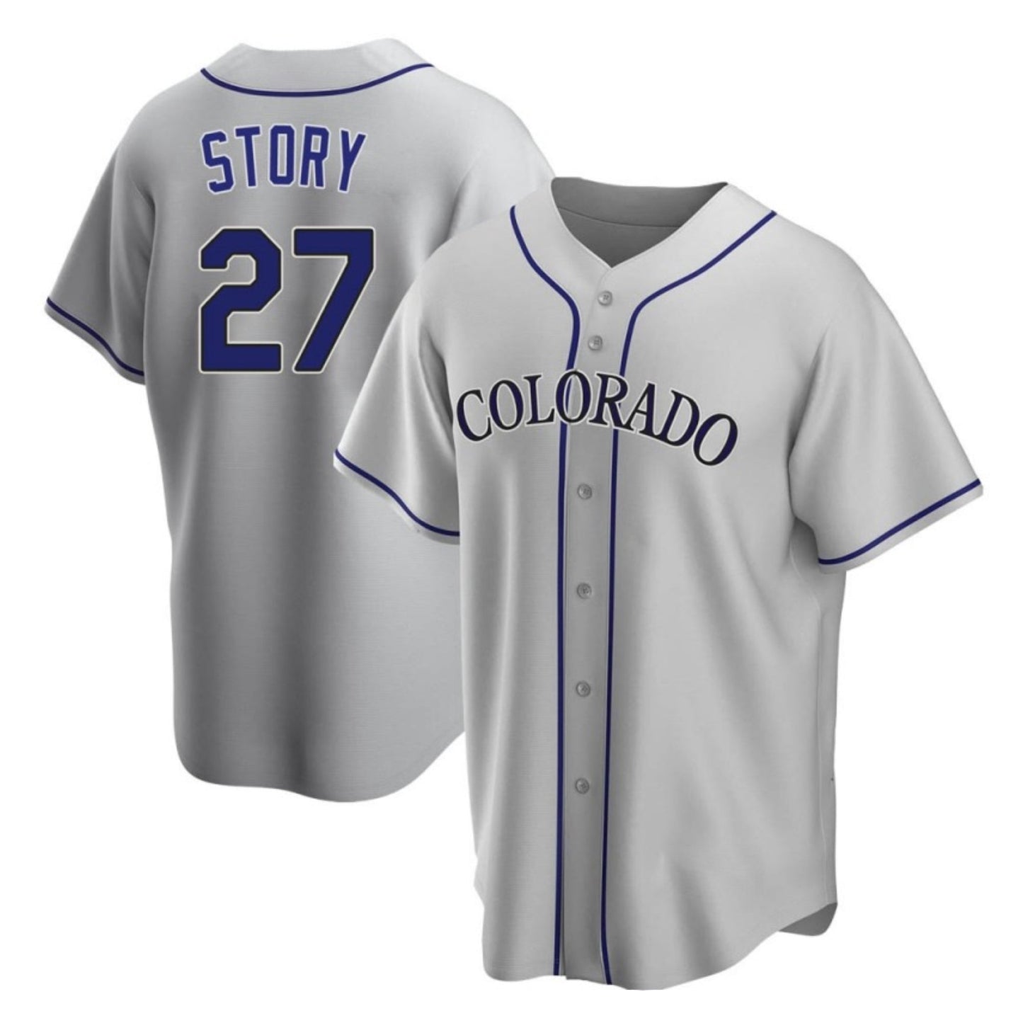 MLB Trevor Story Colorado Rockies 27 Jersey