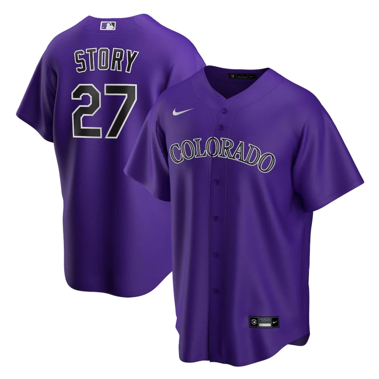 MLB Trevor Story Colorado Rockies 27 Jersey