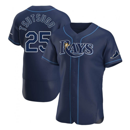 MLB Yoshi Tsutsugo Tampa Bay Rays 25 Jersey