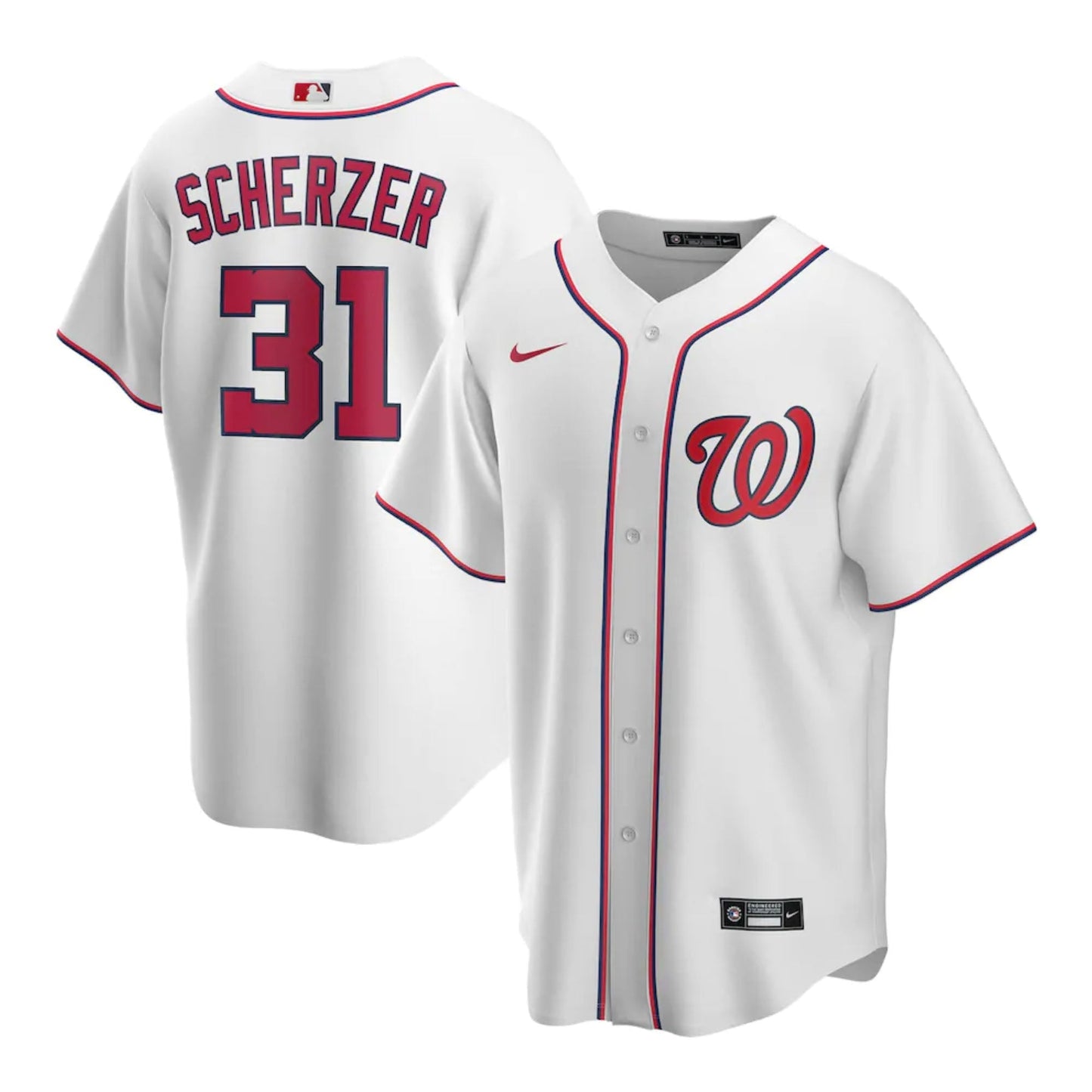 MLB Max Scherzer Washington Nationals 31 Jersey