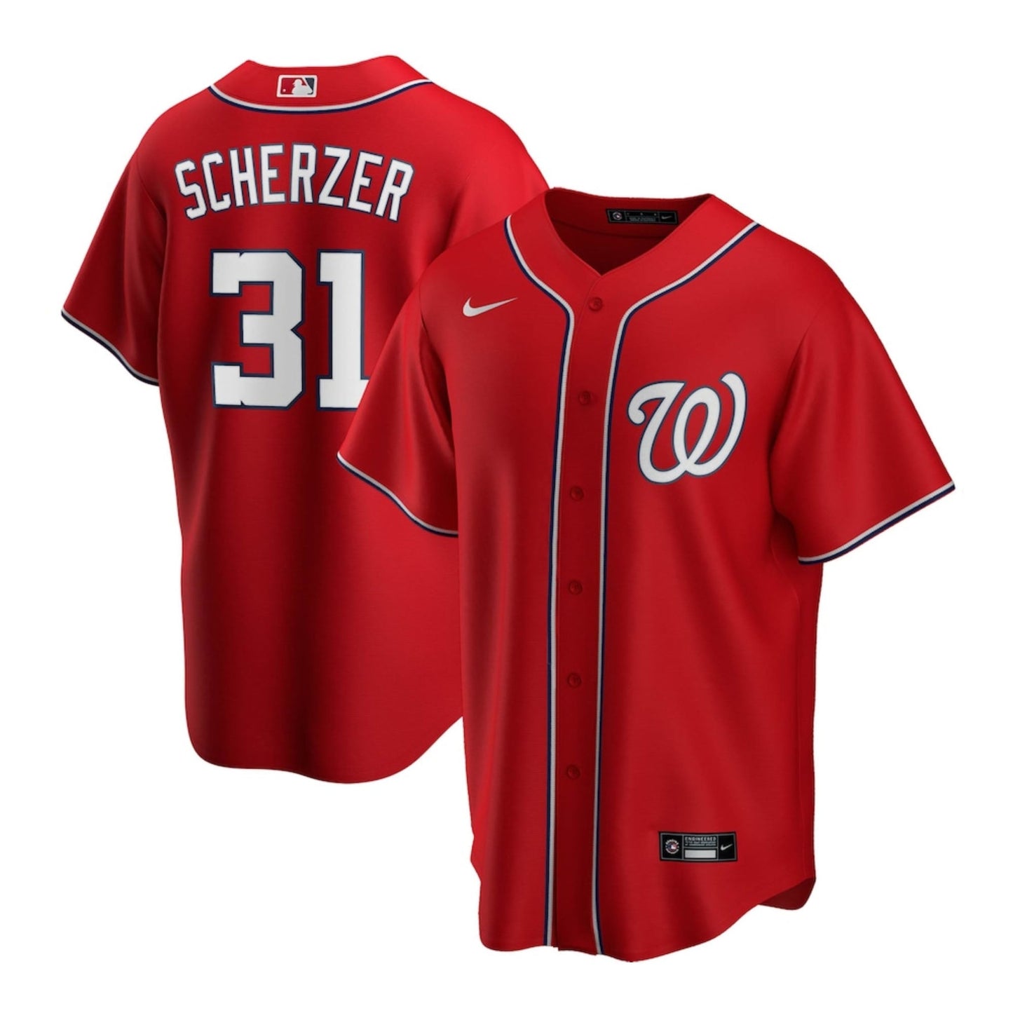 MLB Max Scherzer Washington Nationals 31 Jersey