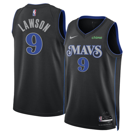 NBA AJ Lawson Dallas Mavericks 9 Jersey
