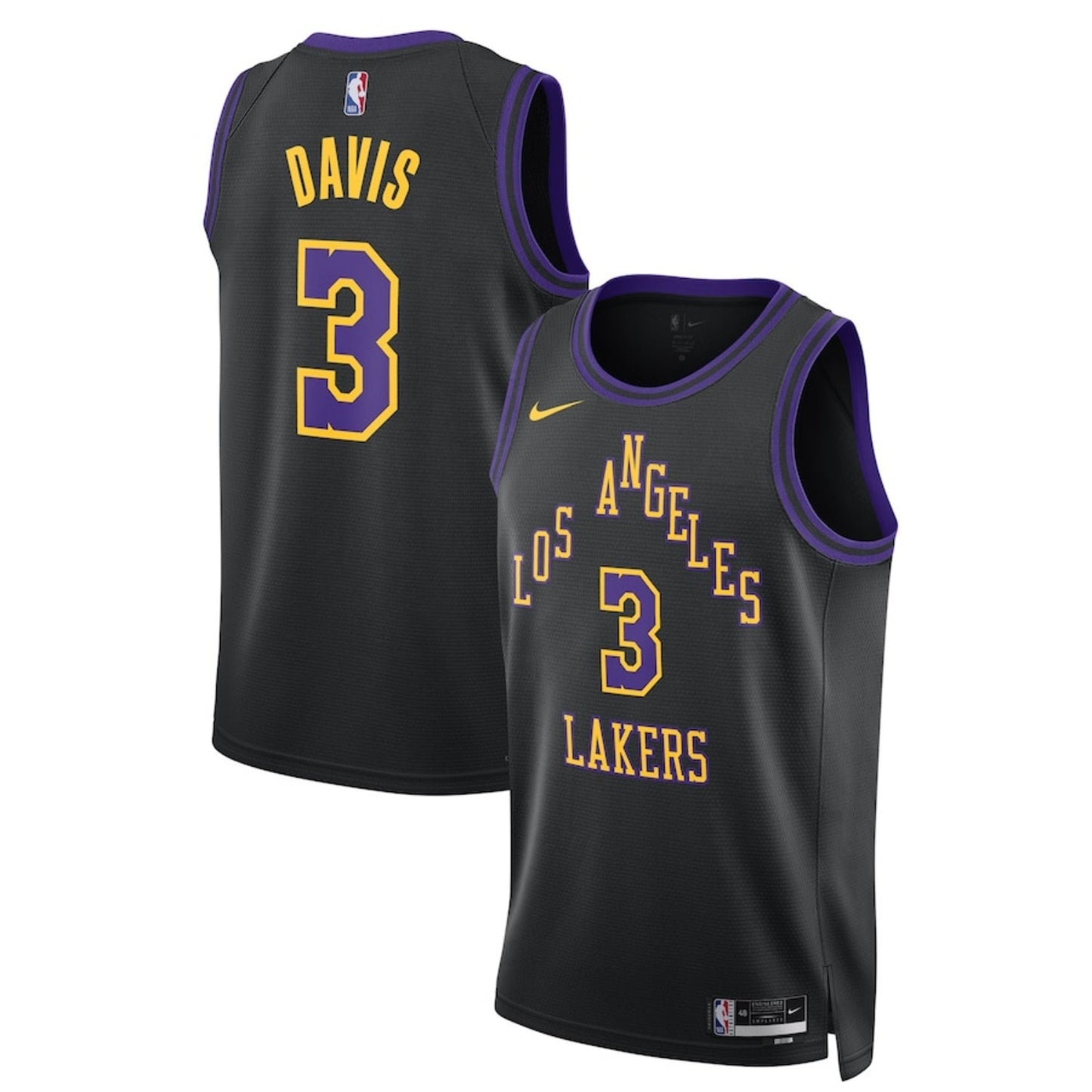 NBA Anthony Davis Los Angeles Lakers 3 jersey
