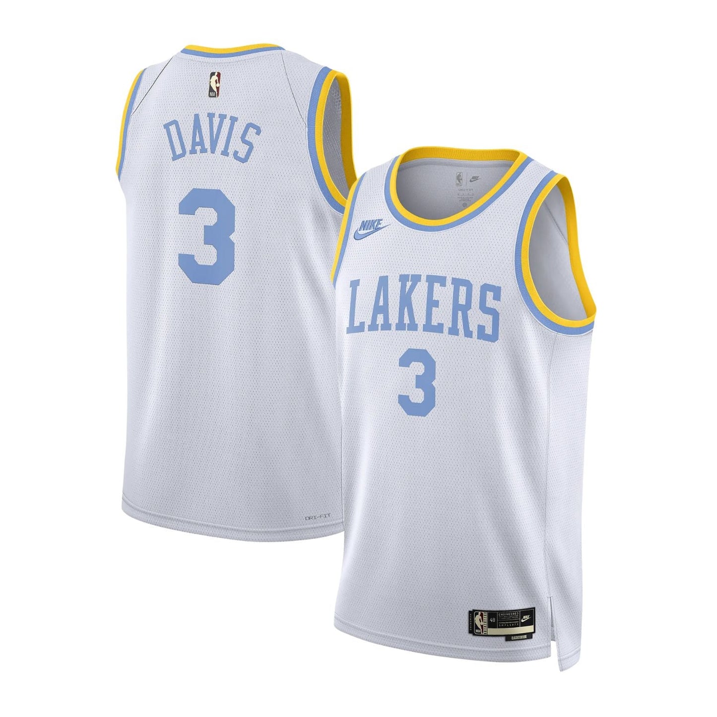 NBA Anthony Davis Los Angeles Lakers 3 jersey