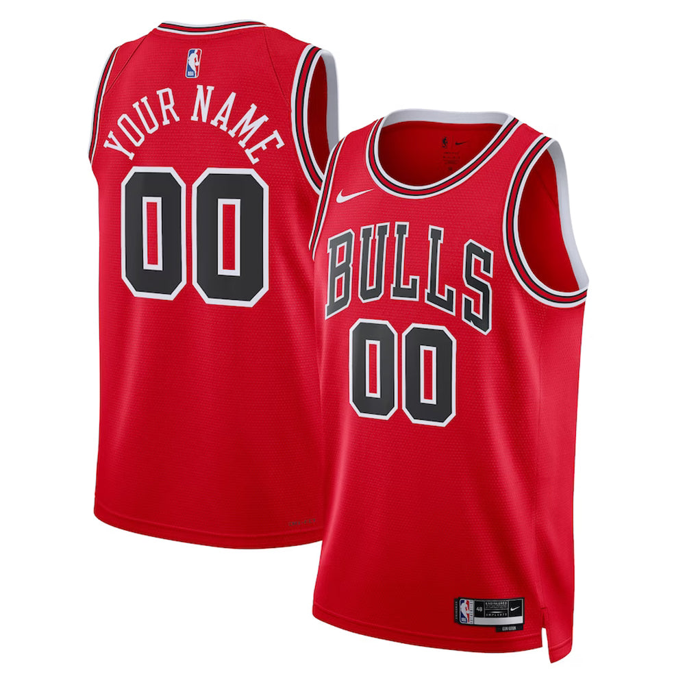 Chicago Bulls Blank Custom Jersey