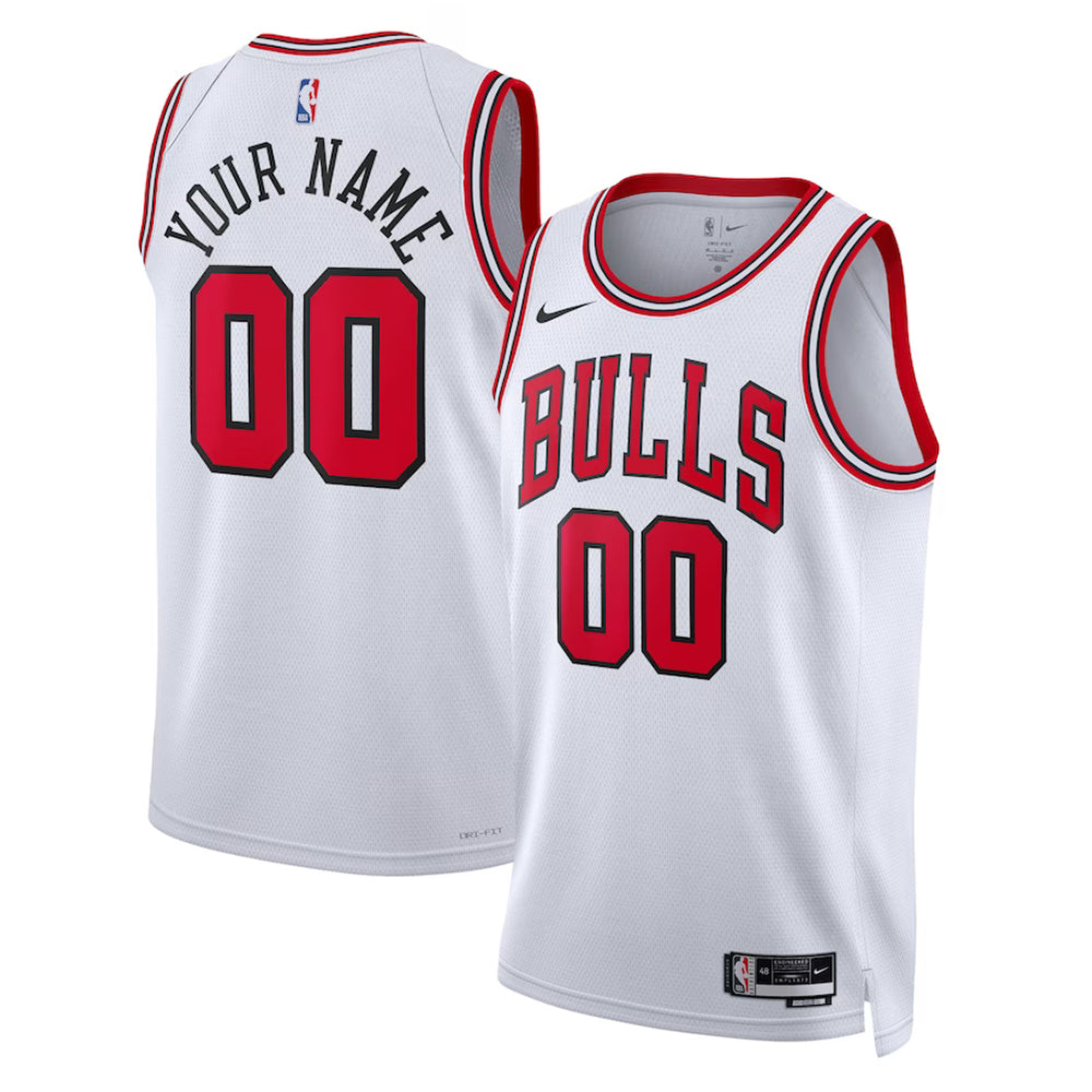 Chicago Bulls Blank Custom Jersey
