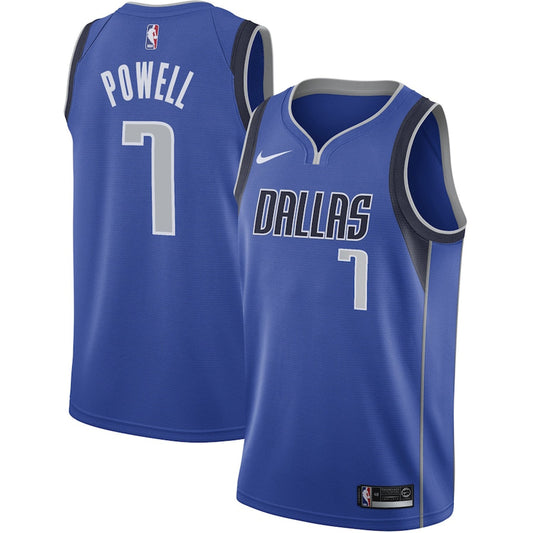 NBA Dwight Powell Dallas Mavericks 7 Jersey