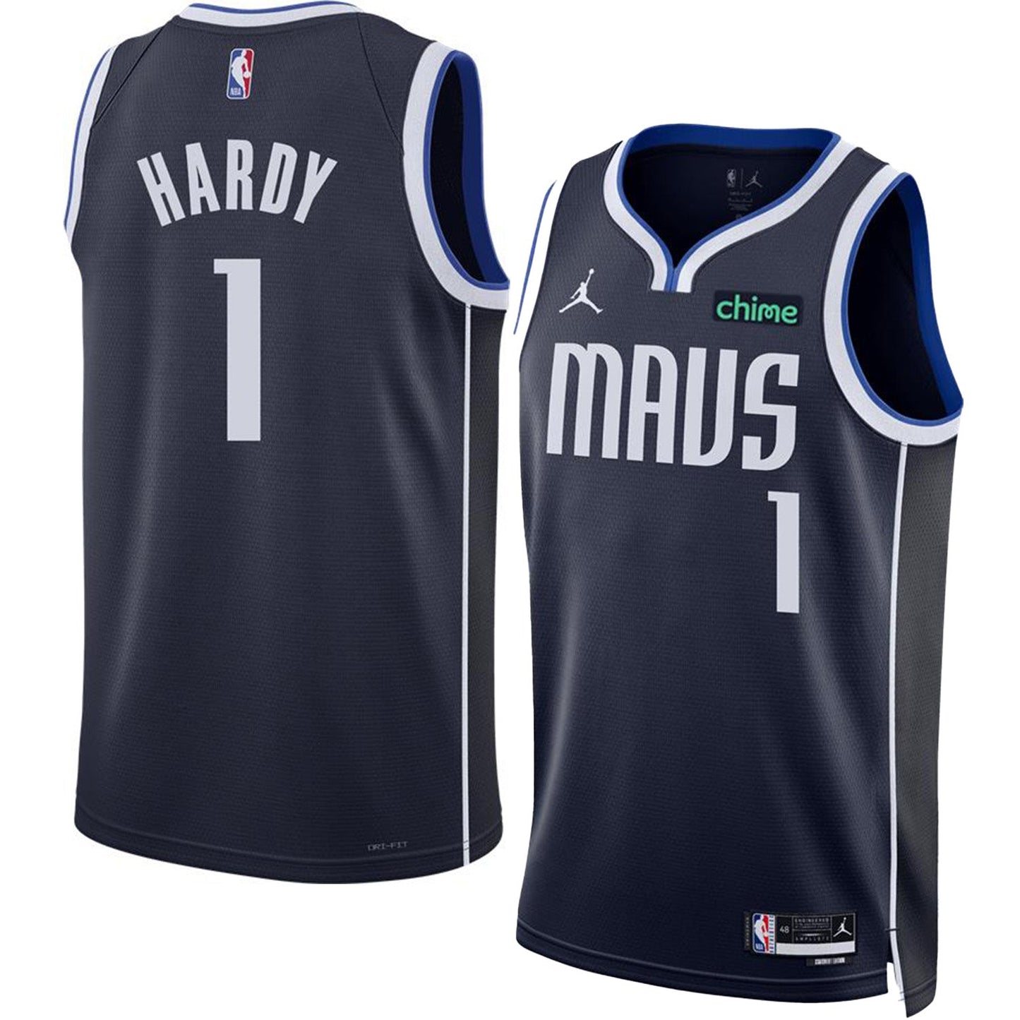 NBA Jaden Hardy Dallas Mavericks 1 Jersey