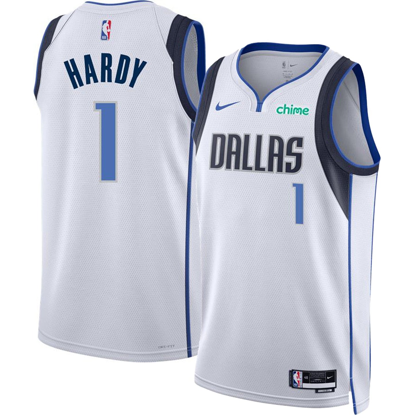 NBA Jaden Hardy Dallas Mavericks 1 Jersey