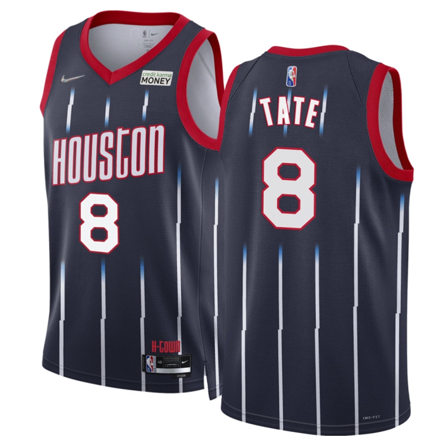 NBA Jae'sean Tate Houston Rockets 8 Jersey