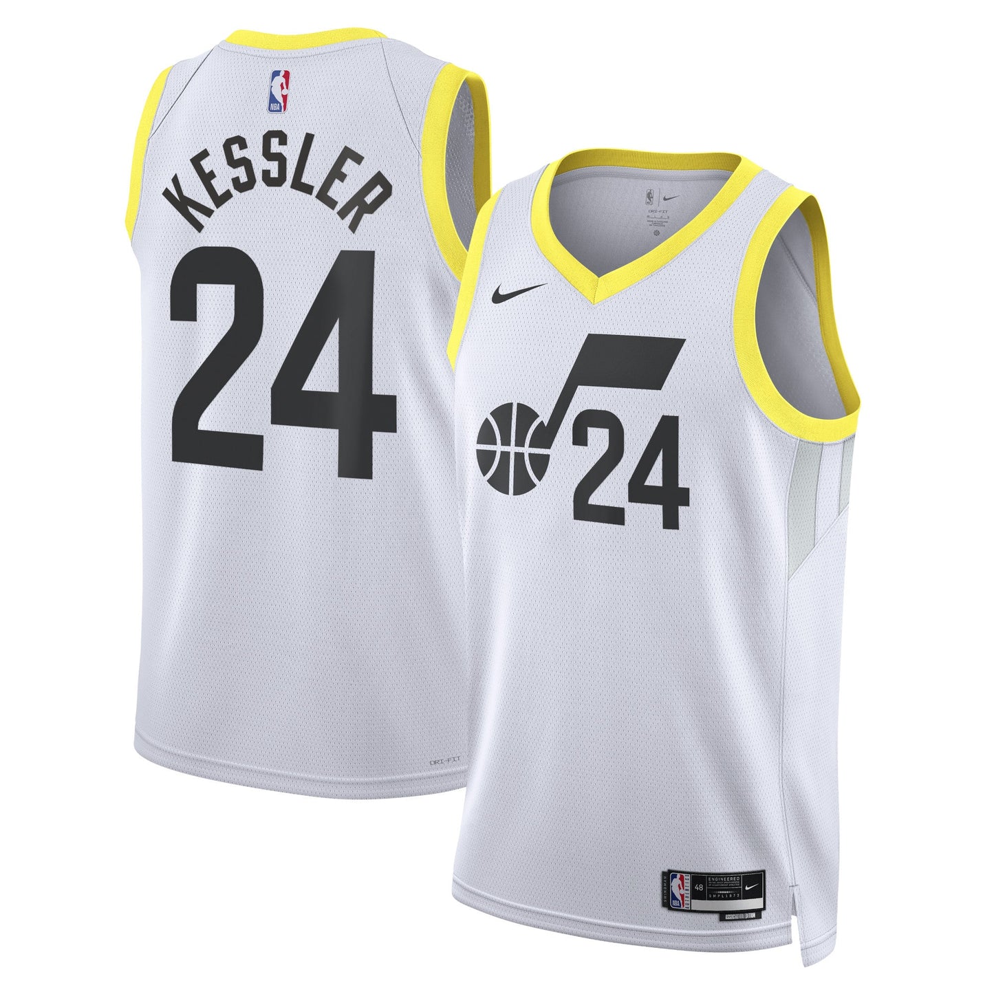 NBA Walker Kessler Utah Jazz 24 Jersey
