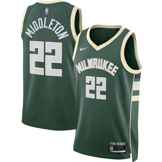 NBA Kris Middleton Milwaukee Bucks 22 Jersey
