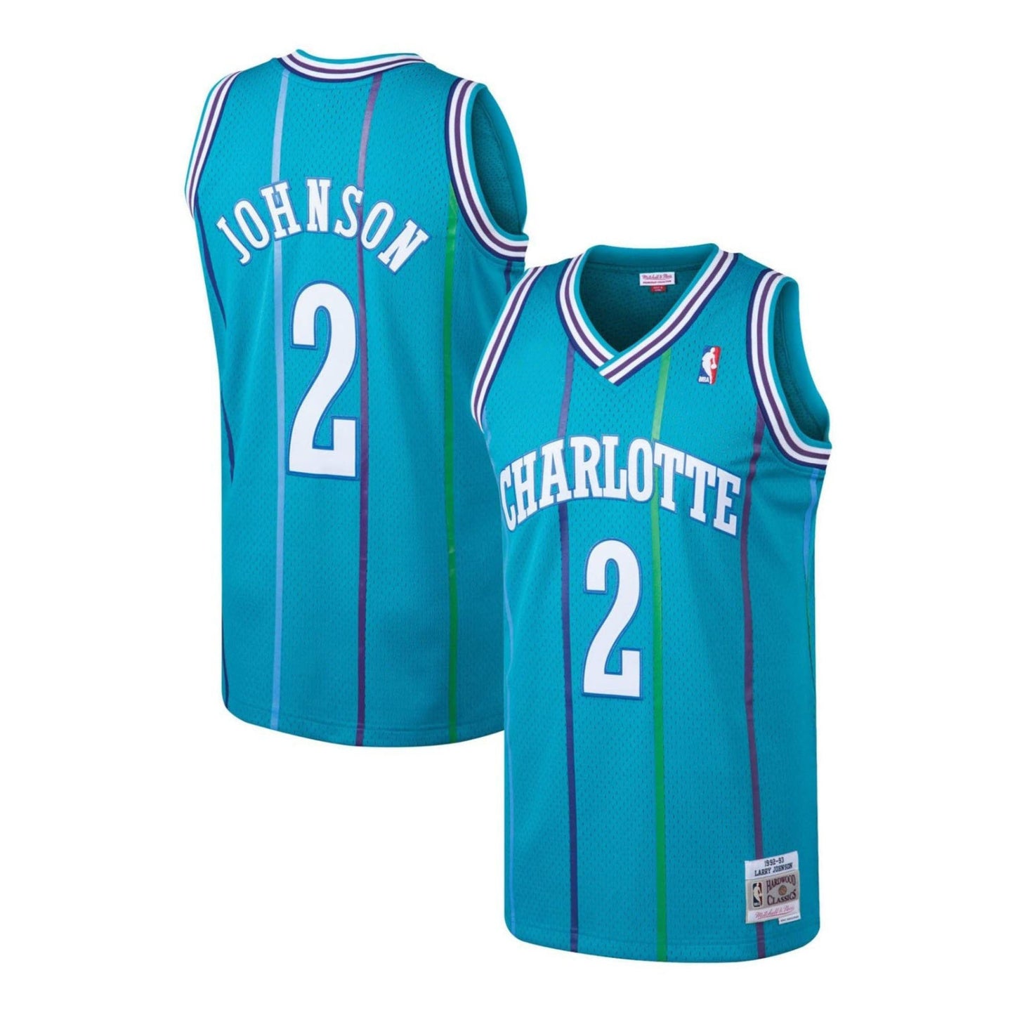 NBA Larry Johnson Charlotte Hornets 2 Jersey