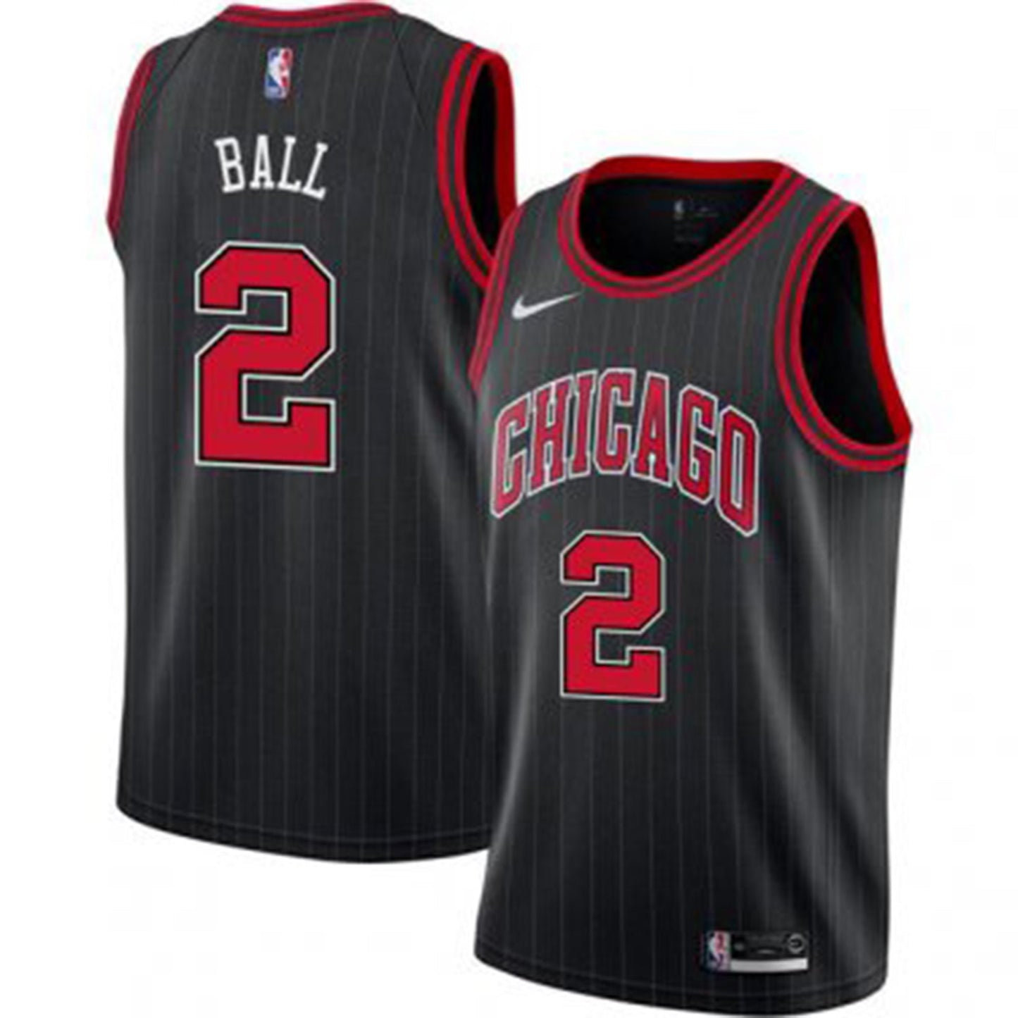 NBA Lonzo Ball Chicago Bulls 2 Jersey