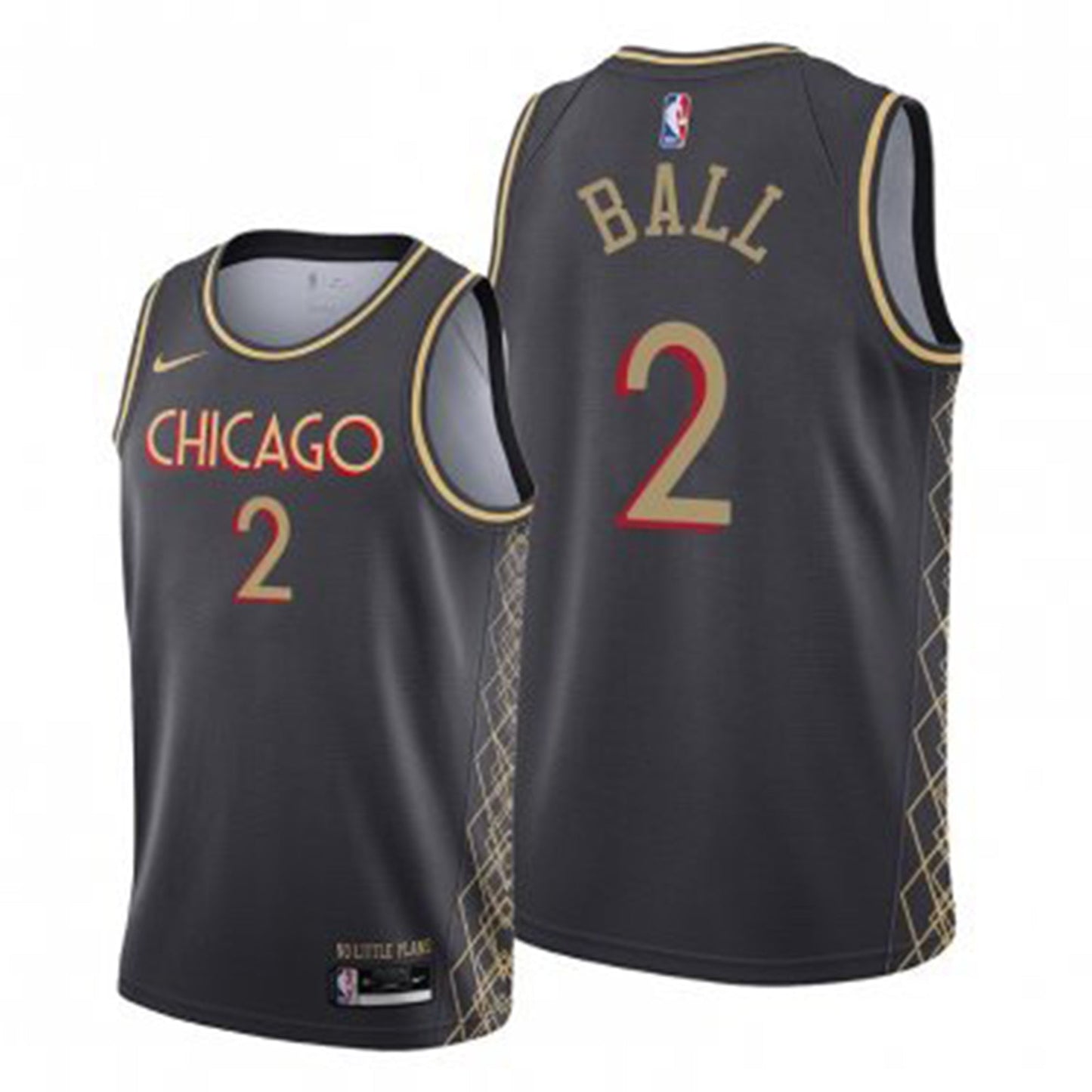 NBA Lonzo Ball Chicago Bulls 2 Jersey