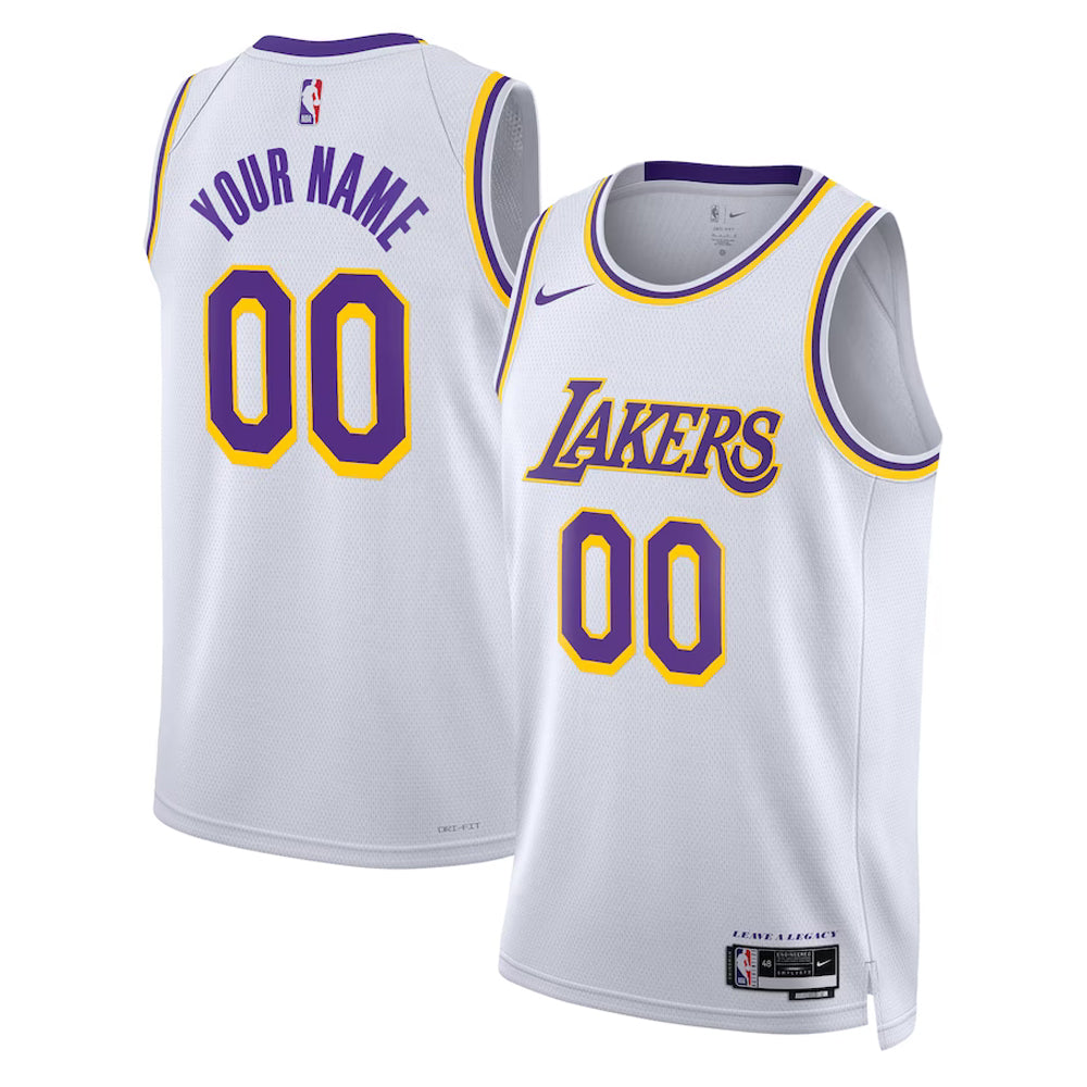 NBA Los Angeles Lakers Blank Custom Jersey