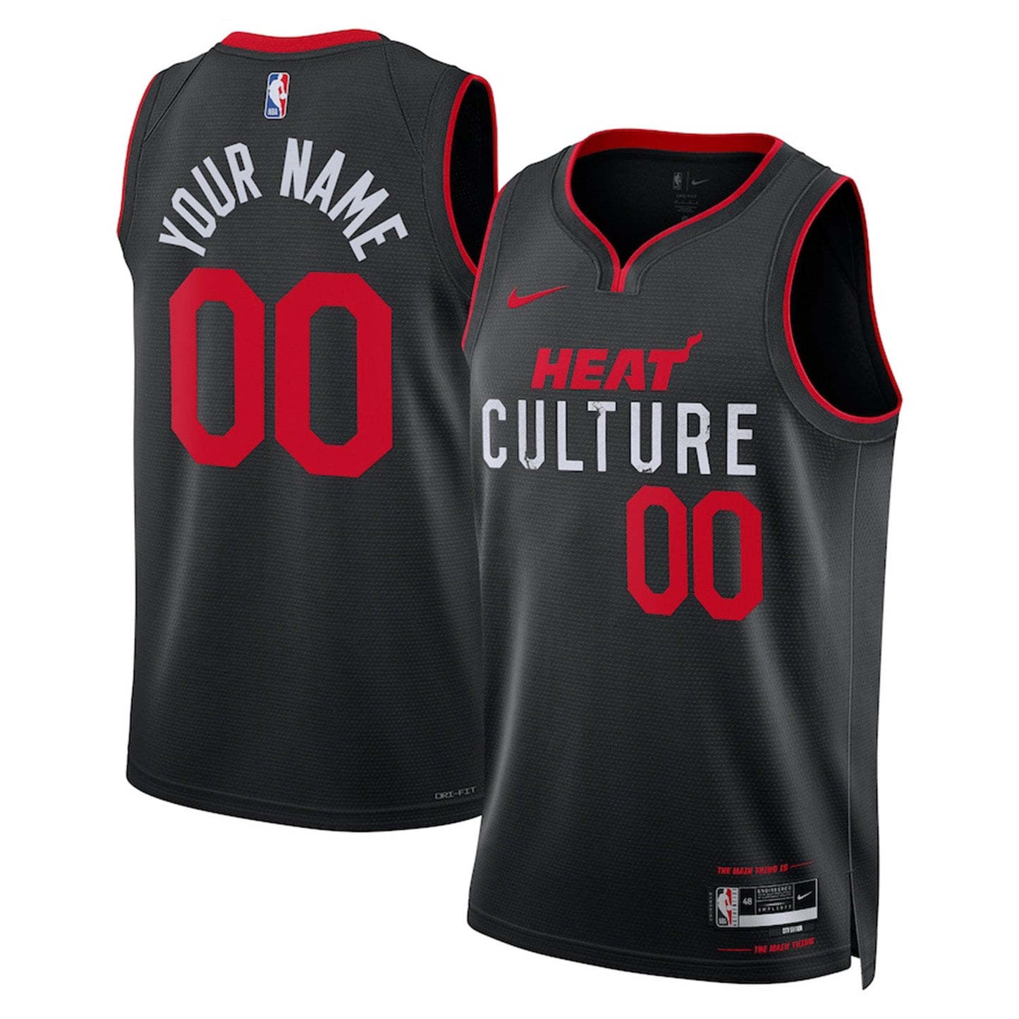 NBA Miami Heat Blank Custom Jersey
