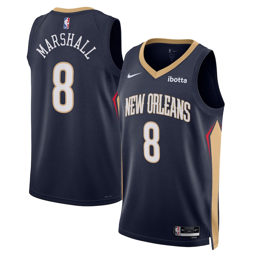 NBA Naji Marshall New Orleans Pelicans 8 Jersey