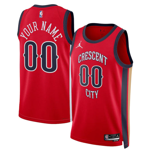 NBA New Orleans Pelicans Blank Custom Jersey