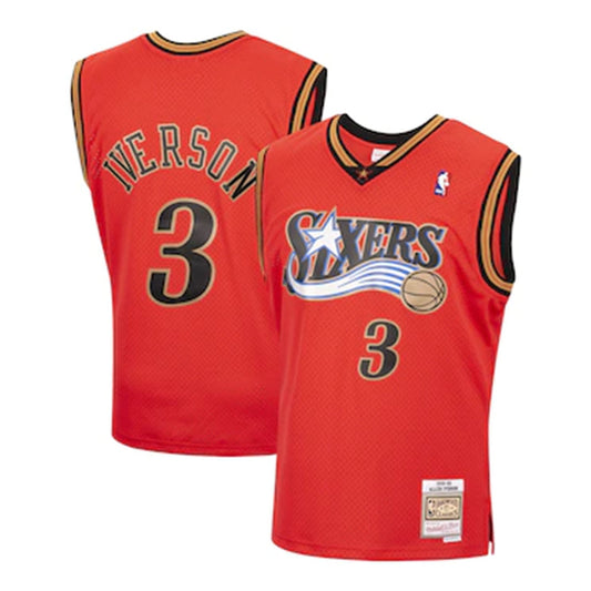 NBA Allen Iverson Philadelphia Sixers 3 Retro Jersey