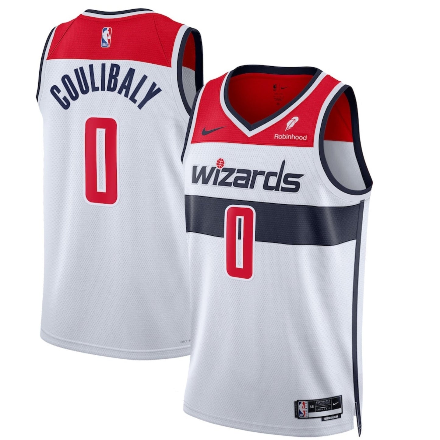 NBA Bilal Coulibaly Washington Wizards 0 Jersey