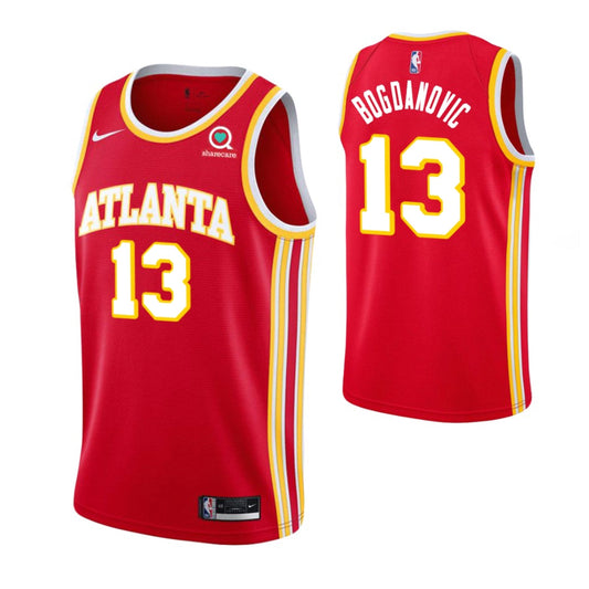 NBA Bogdan Bogdanovic Atlanta Hawks 13 Jersey