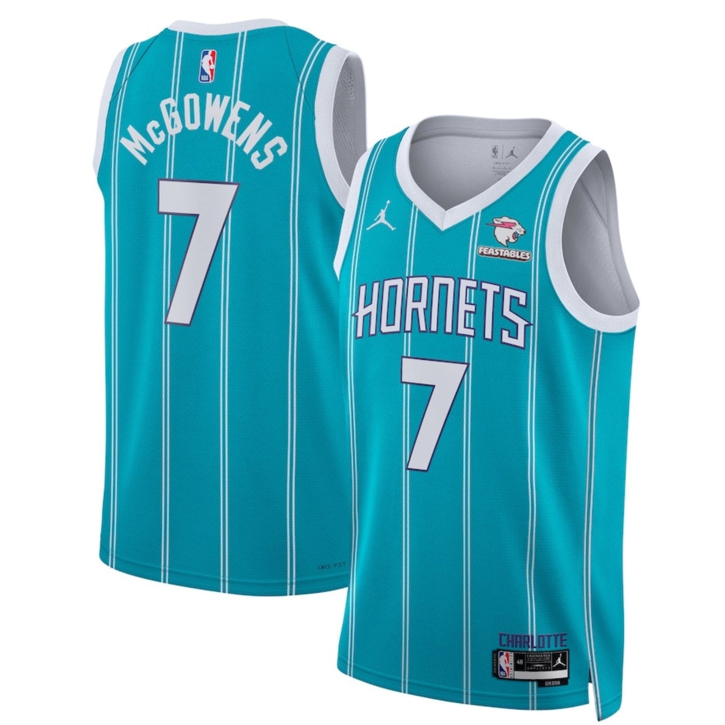 NBA Bryce McGowens Charlotte Hornets 7 Jersey