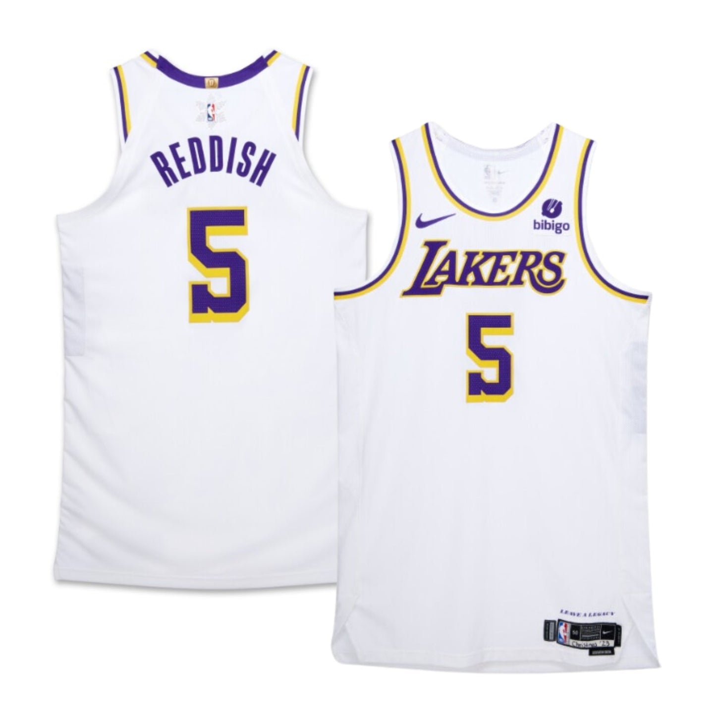 NBA Cam Reddish Los Angeles Lakers 5 Jersey