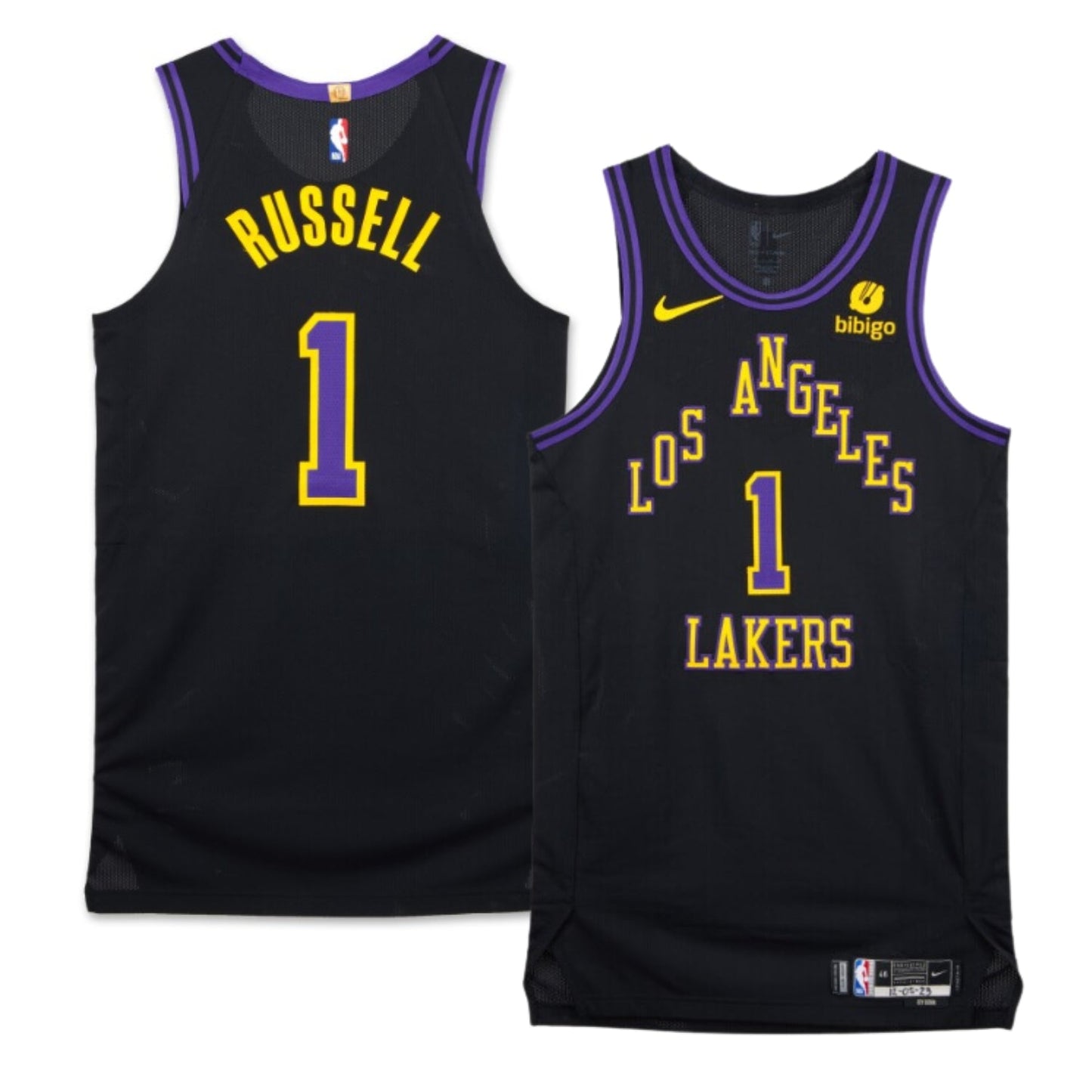 NBA D'angelo Russell Los Angeles Lakers 1 Jersey