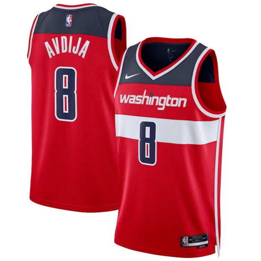 NBA Deni Avdija Washington Wizards 8 Jersey